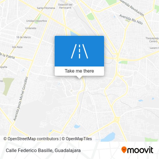 Mapa de Calle Federico Basille
