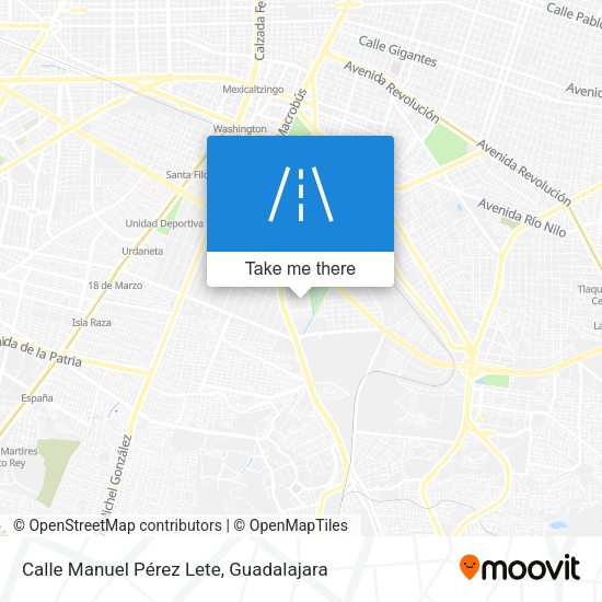 Calle Manuel Pérez Lete map