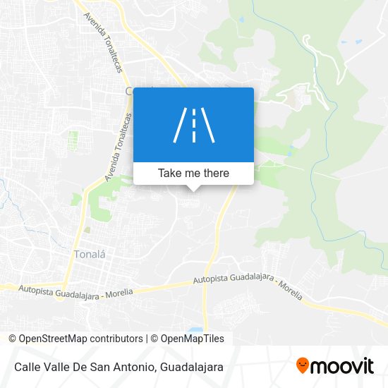 Calle Valle De San Antonio map