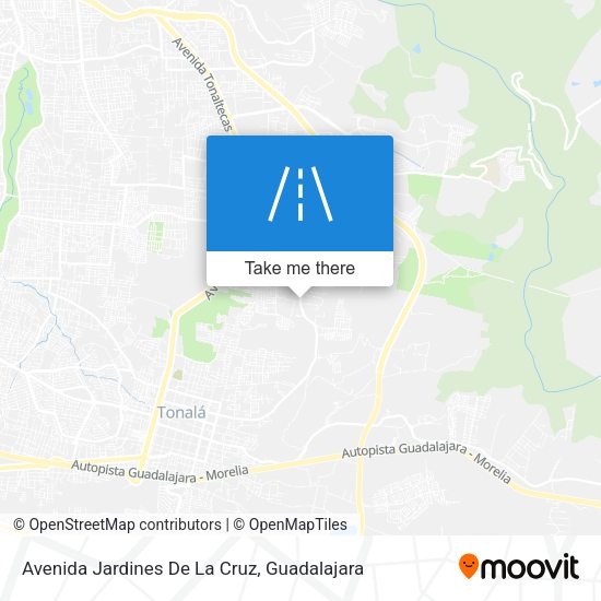 Mapa de Avenida Jardines De La Cruz