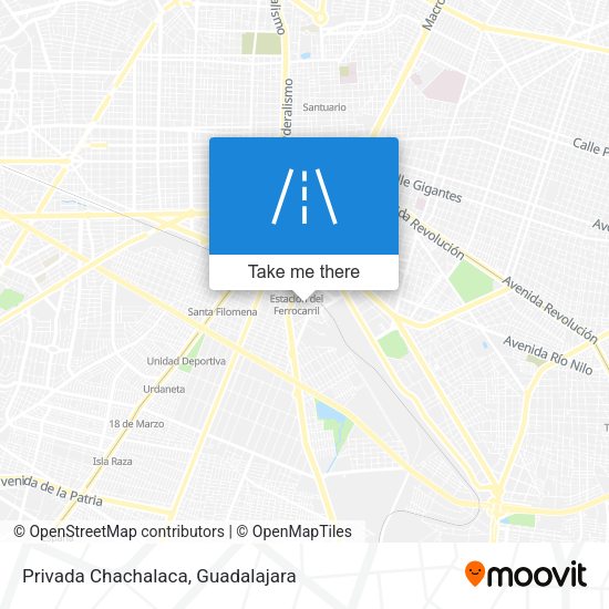Privada Chachalaca map