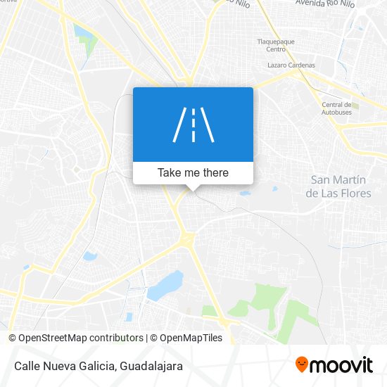 Mapa de Calle Nueva Galicia