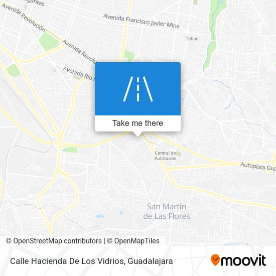 Calle Hacienda De Los Vidrios map