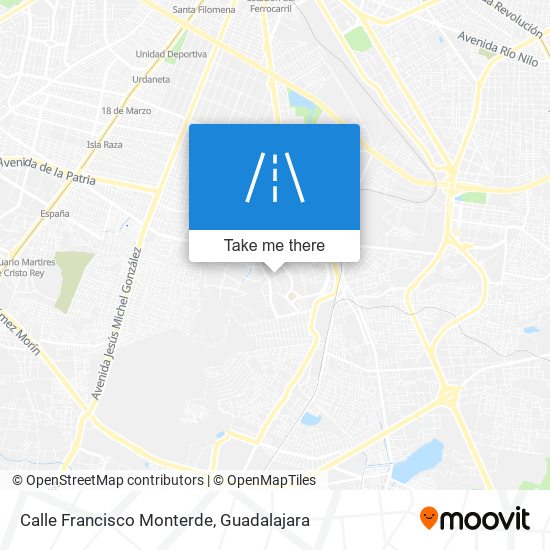 Calle Francisco Monterde map