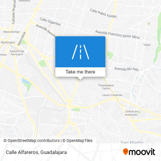 Calle Alfareros map