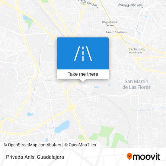 Mapa de Privada Anís