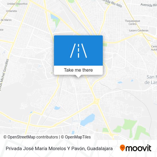 Mapa de Privada José María Morelos Y Pavón