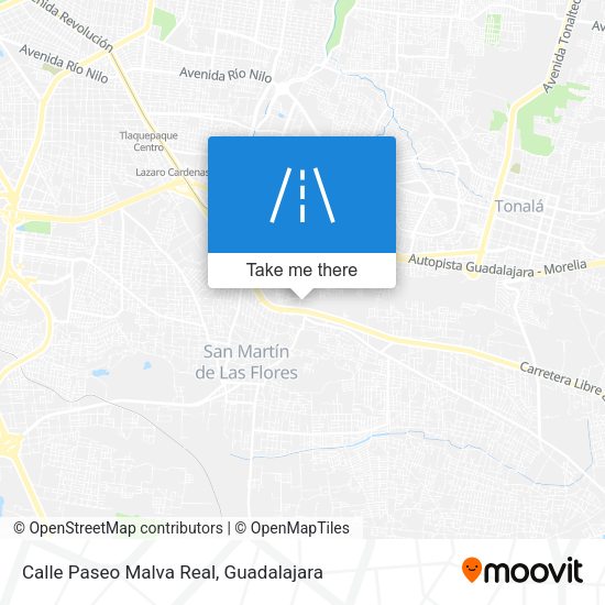 Mapa de Calle Paseo Malva Real