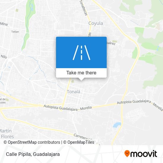 Calle Pípila map