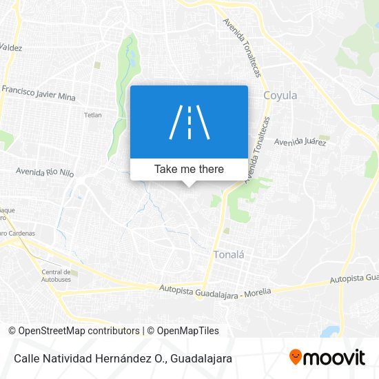 Calle Natividad Hernández O. map