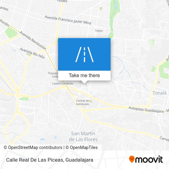 Calle Real De Las Piceas map