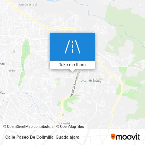 Calle Paseo De Colimilla map