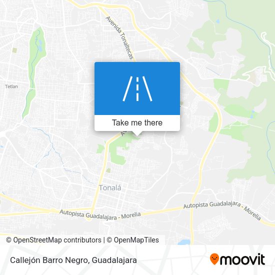 Callejón Barro Negro map