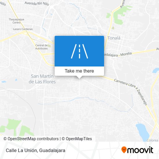 Calle La Unión map