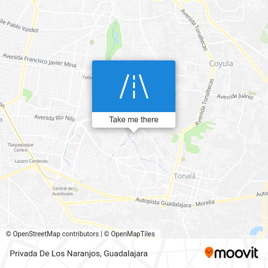 Privada De Los Naranjos map