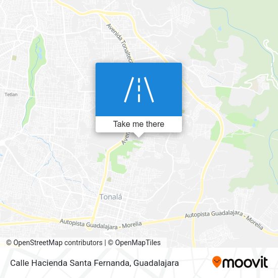 Calle Hacienda Santa Fernanda map