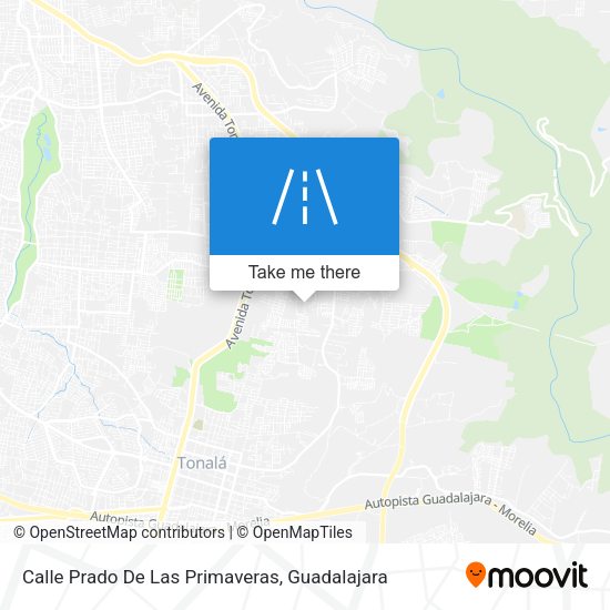 Mapa de Calle Prado De Las Primaveras
