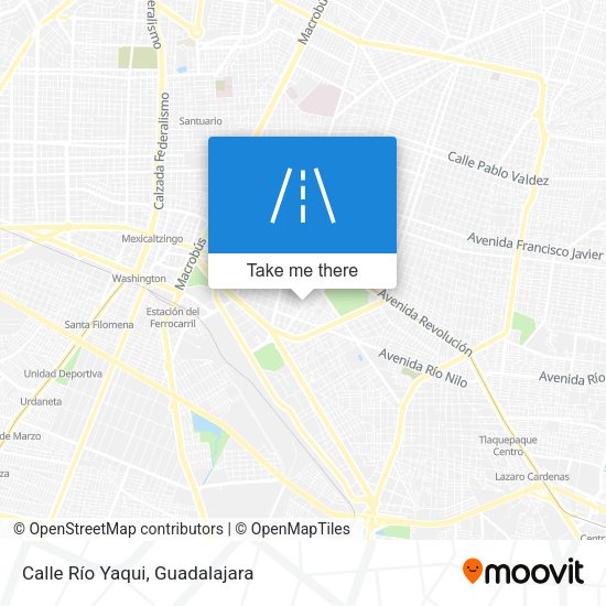 Calle Río Yaqui map