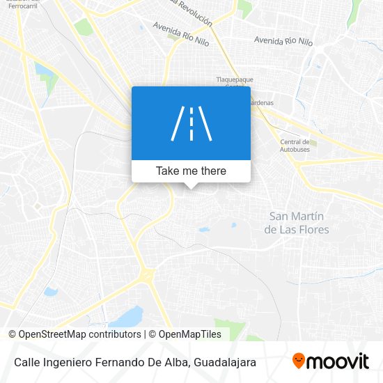 Calle Ingeniero Fernando De Alba map