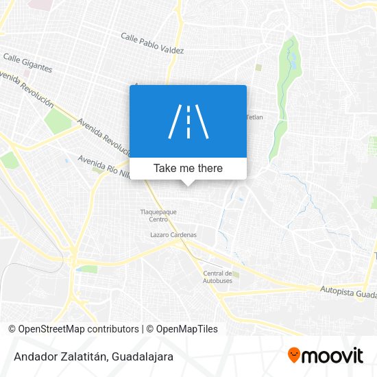 Andador Zalatitán map