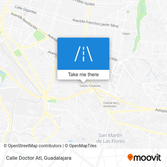 Calle Doctor Atl map
