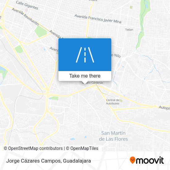 Mapa de Jorge Cázares Campos