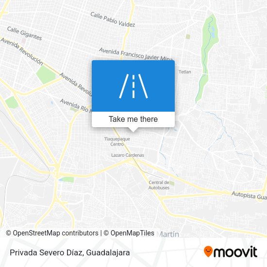 Mapa de Privada Severo Díaz
