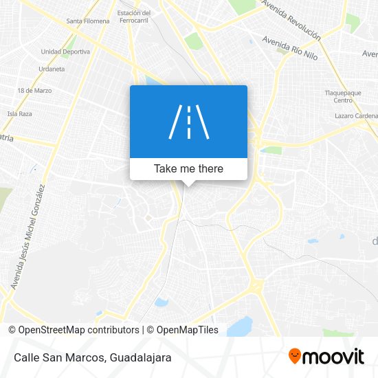 Mapa de Calle San Marcos