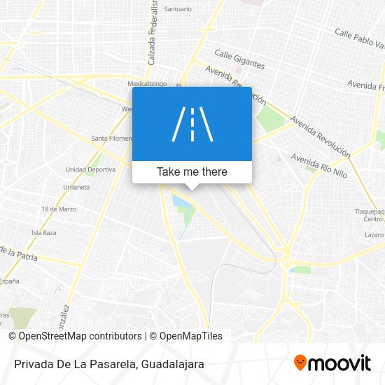 Privada De La Pasarela map