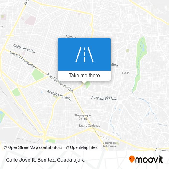 Calle José R. Benitez map