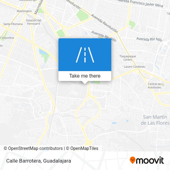 Mapa de Calle Barrotera