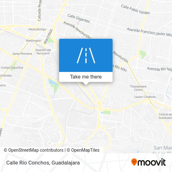 Mapa de Calle Río Conchos