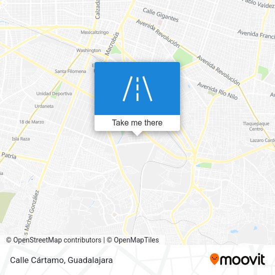 Mapa de Calle Cártamo