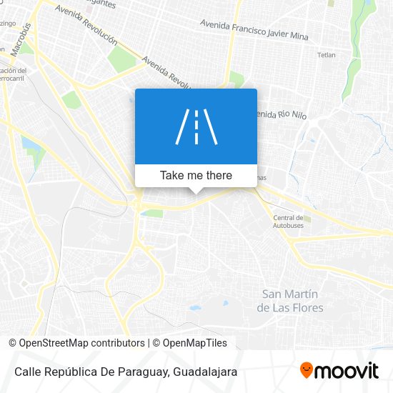 Calle República De Paraguay map
