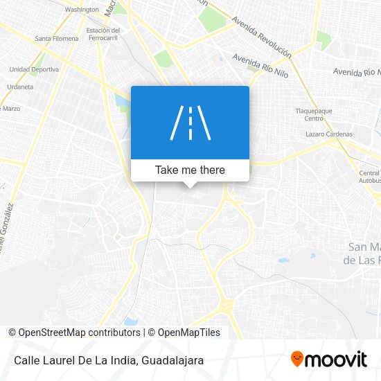 Mapa de Calle Laurel De La India