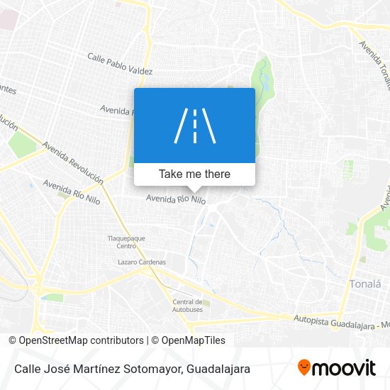 Calle José Martínez Sotomayor map