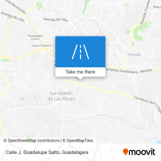 Calle J. Guadalupe Salto map