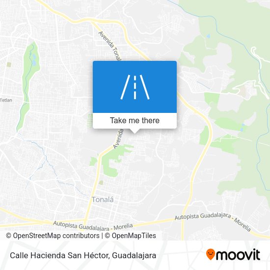Mapa de Calle Hacienda San Héctor