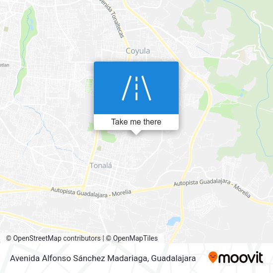 Mapa de Avenida Alfonso Sánchez Madariaga