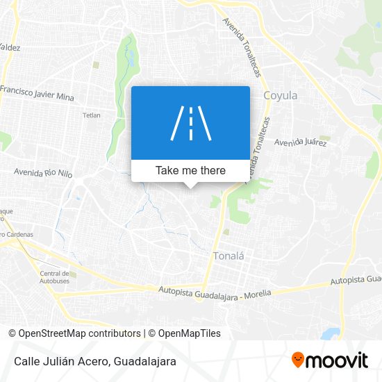 Calle Julián Acero map