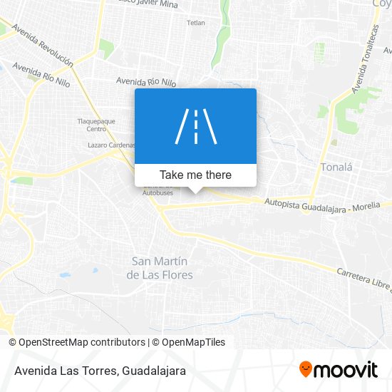 Avenida Las Torres map