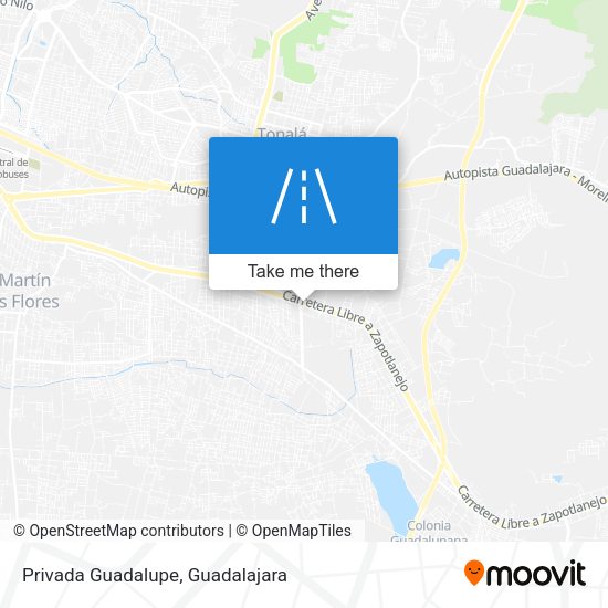 Mapa de Privada Guadalupe