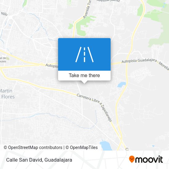 Mapa de Calle San David
