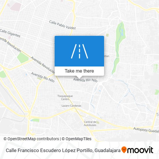 Mapa de Calle Francisco Escudero López Portillo