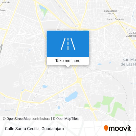 Calle Santa Cecilia map