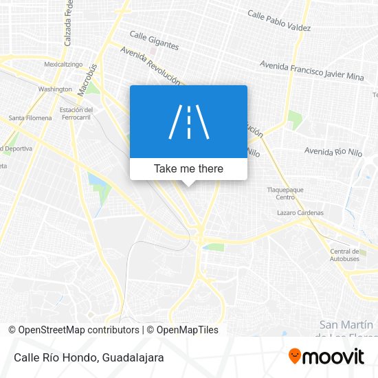 Calle Río Hondo map