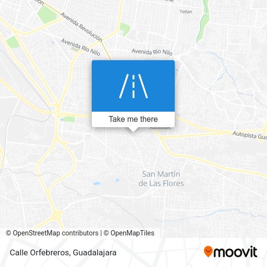 Mapa de Calle Orfebreros