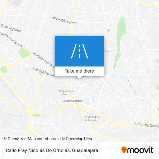 Calle Fray Nicolás De Ornelas map