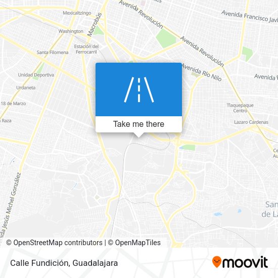 Mapa de Calle Fundición