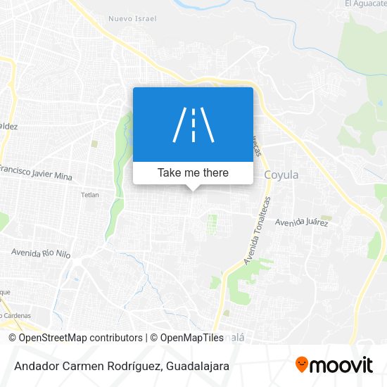 Mapa de Andador Carmen Rodríguez